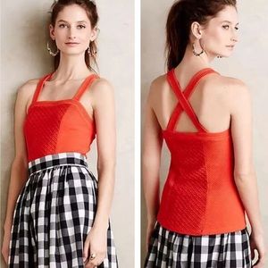 Anthropologie Delleta Crossback Tank